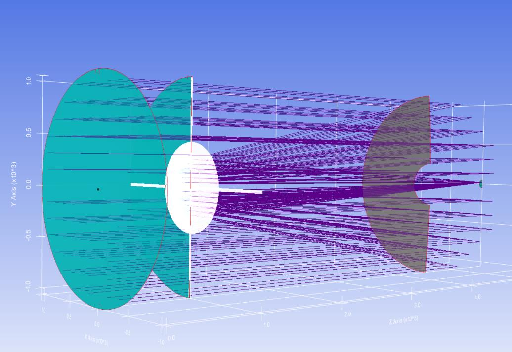 2 m telescope pupil (view 1)